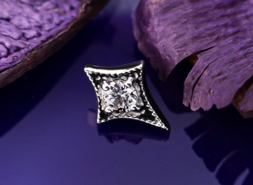 Топ Ромб White Gold безрезьбовой фото 2